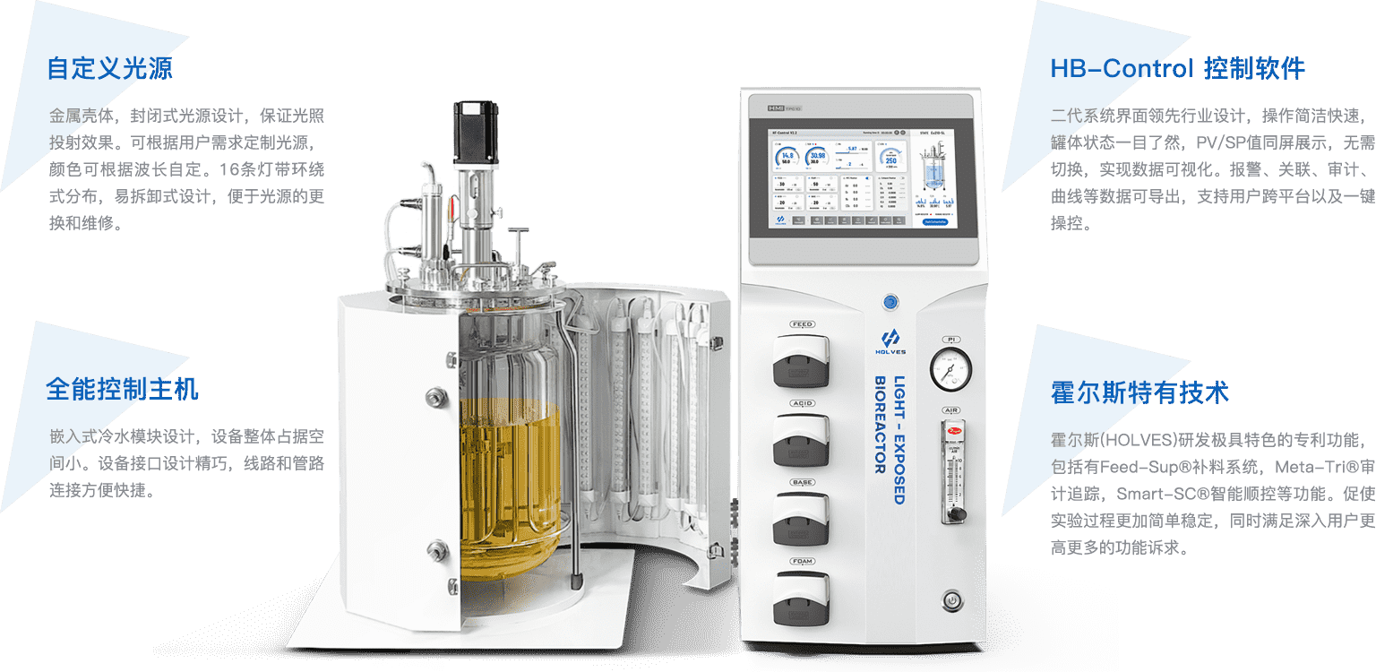 Pb210光照生物反应器